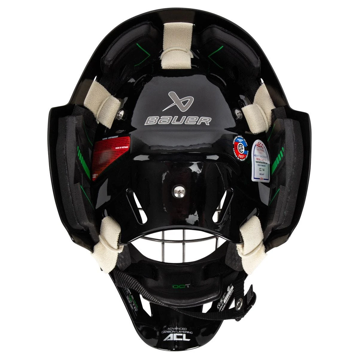 Bauer NME One Senior Certified Straight Bar Goalie Mask 7 Bauer NME One Senior Certified Straight Bar Goalie Mask - Image 5