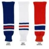 Edmonton Oilers MonkeySports Knit Hockey Socks 2 Edmonton Oilers MonkeySports Knit Hockey Socks -GoalieMonkey Shop monkeysports hockey sock knit edm 1