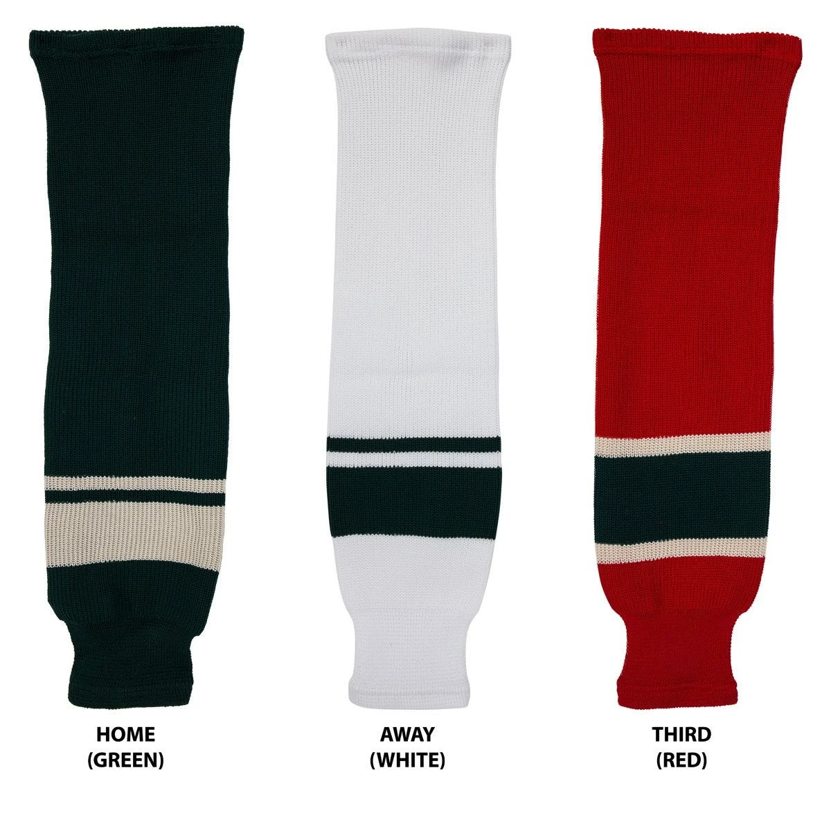 Minnesota Wild MonkeySports Knit Hockey Socks 3 Minnesota Wild MonkeySports Knit Hockey Socks