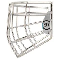 Warrior R/F2 Stainless Steel Certified Square Bar Senior Replacement Cage -GoalieMonkey Shop warrior goalie accessories rf2 stainless steel cert square bar cage inset2 1
